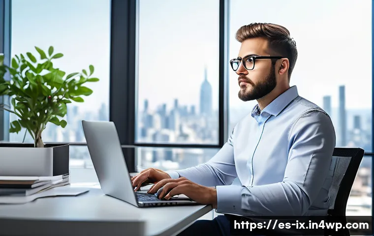API 설계 원칙을 위한 커뮤니티 리소스 - A professional software developer in a modern office environment, focused on designing a clear and o...