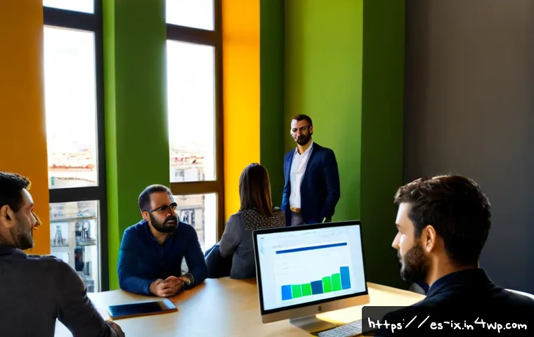 Home 13 API 설계에서의 사용자 피드백 반영 방법 - Photorealistic collaborative API design review in a bright modern coworking office in Madrid, divers...